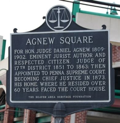 Agnew Square Marker image. Click for full size.