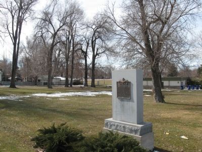 Calder's Park Marker. Click for full size. Calder's Park Marker image. Click for full size.