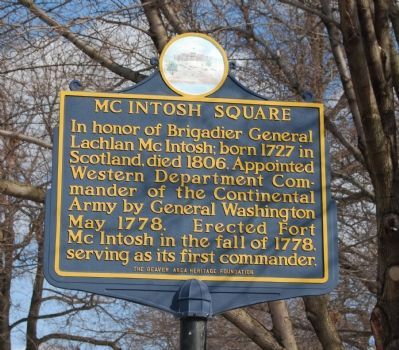 McIntosh Square Marker image. Click for full size.