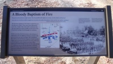 A Bloody Baptism of Fire Marker image. Click for full size.