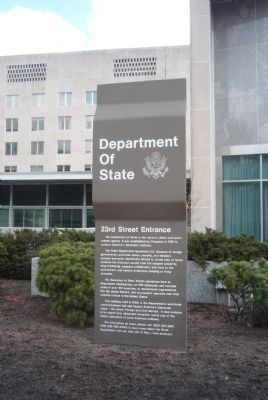 Department of State Marker image. Click for full size.