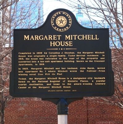Margaret Mitchell House Marker image. Click for full size.
