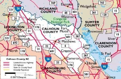 Calhoun County Map image. Click for full size.