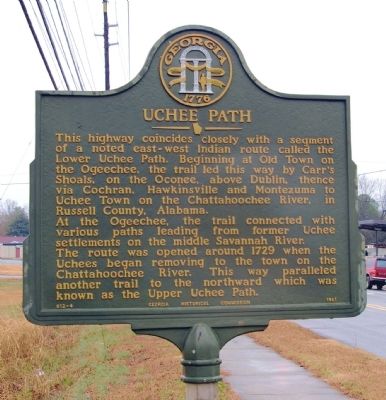 Uchee Path Marker image. Click for full size.