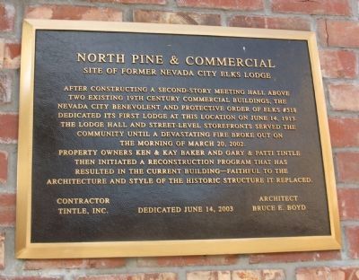 North Pine & Commercial Marker image. Click for full size.