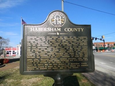 Habersham County Marker image. Click for full size.