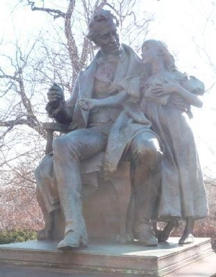Thomas Hopkins Gallaudet Memorial Statue by Daniel Chester French image. Click for full size.