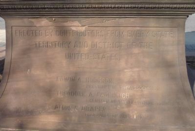 Thomas Hopkins Gallaudet Memorial, south face inscription image. Click for full size.