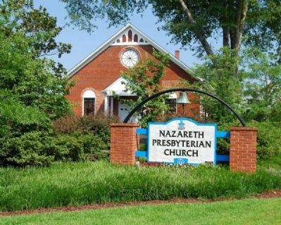 Nazareth Presbyterian Church and Sign image. Click for full size.
