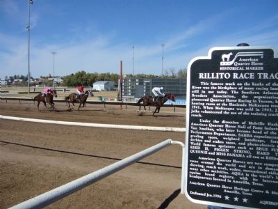Rillito Race Track Marker image. Click for full size.