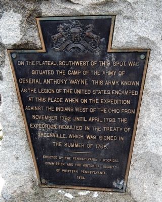 Legion of the United States Encampment Marker image. Click for full size.
