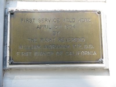 Plaque Mounted at the Entrance of the Church image. Click for full size.