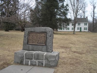 Marker on the Princeton Battlefield image. Click for full size.