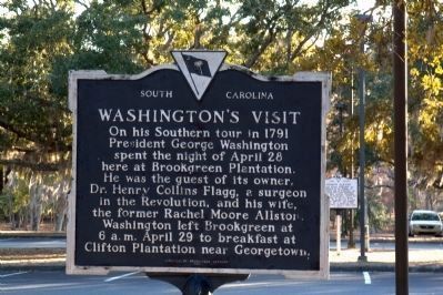 Washington’s Visit Marker. Click for full size. Washington’s Visit Marker image. Click for full size.