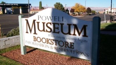 John Wesley Powell Memorial Museum Sign image. Click for full size.
