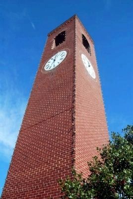 Spartanburg Town Clock image. Click for full size.