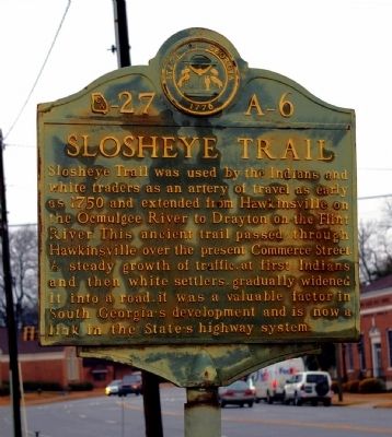 Slosheye Trail Marker image. Click for full size.