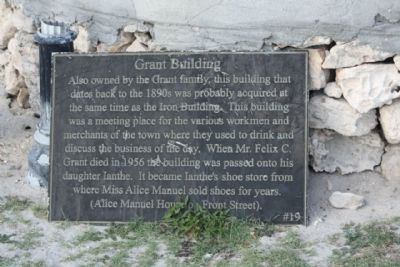 Grant Building Marker. Click for full size. Grant Building Marker image. Click for full size.