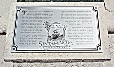 Sint Maarten Remembered Marker image. Click for full size.
