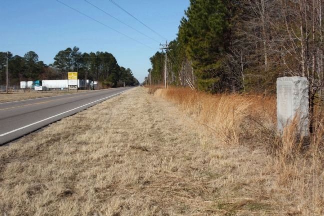 Moorefield Memorial Highway Marker, seen looking north along US 178. Click for full size. Moorefield Memorial Highway Marker, seen looking north along US 178 image. Click for full size.
