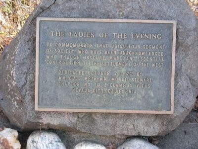 Plaque Located in the Parking Lot of the Hotel image. Click for full size.