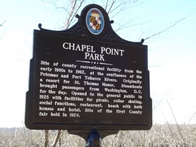 Chapel Point Park Marker image. Click for full size.