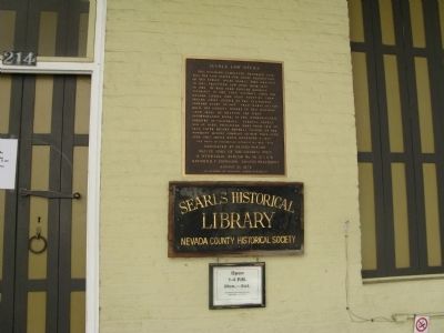 Searls Law Office Marker image. Click for full size.