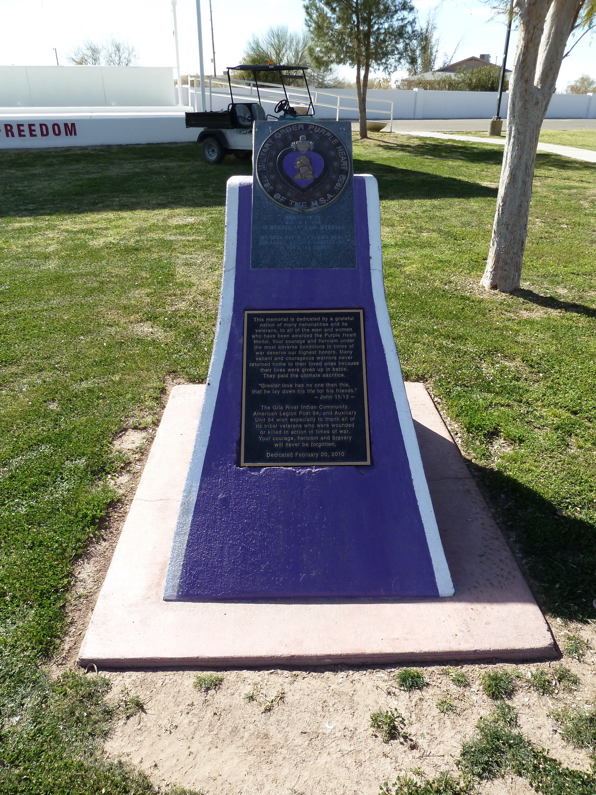Military Order Purple Heart of the U.S.A. Marker
