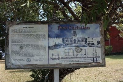 Fort Christian Marker image. Click for full size.