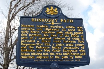 Kuskusky Path Marker image. Click for full size.