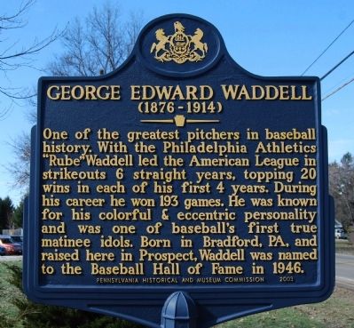 George Edward Waddell Marker. Click for full size. George Edward Waddell Marker image. Click for full size.