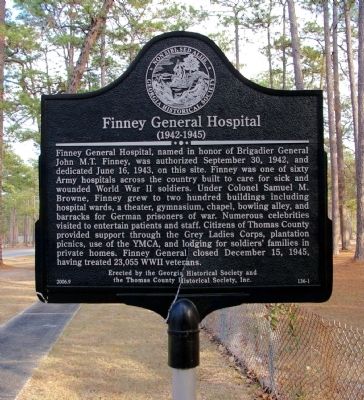 Finney General Hospital Marker image. Click for full size.