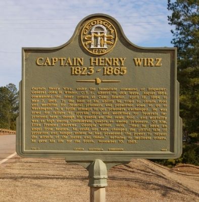 Captain Henry Wirz Marker image. Click for full size.