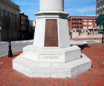 Daniel Morgan Monument -<br>Howard Side image. Click for full size.
