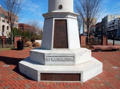 Daniel Morgan Monument -<br>William Washington Side image. Click for full size.