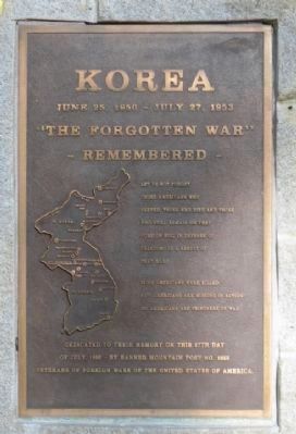 Nevada County War & Veterans Memorial - Korea image. Click for full size.