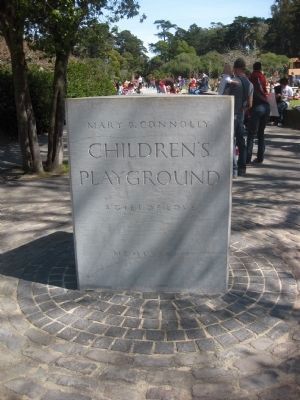 The First Public Children's Playground in the United States Marker - 3rd side image. Click for full size.
