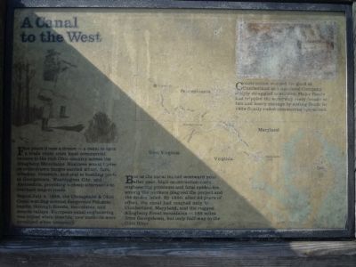 A Canal to the West Marker image. Click for full size.
