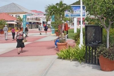 Vance Theophilus James Marker, looking north along the port's promenade. Click for full size. Vance Theophilus James Marker, looking north along the port's promenade image. Click for full size.