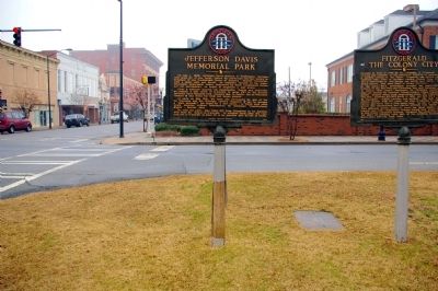 Jefferson Davis Memorial State Park Marker image. Click for full size.
