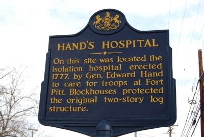Hand's Hospital Marker image. Click for full size.