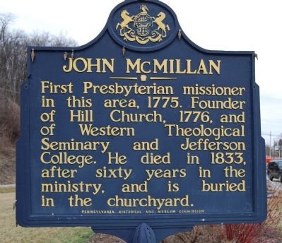 John McMillan Marker. Click for full size. John McMillan Marker image. Click for full size.