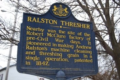Ralston Thresher Marker image. Click for full size.
