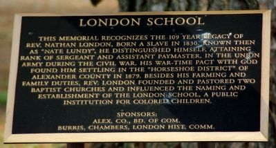 London School Marker image. Click for full size.