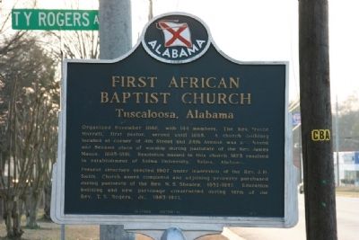 First African Baptist Church Marker. Click for full size. First African Baptist Church Marker image. Click for full size.
