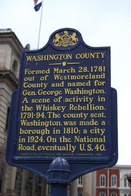 Washington County Marker image. Click for full size.