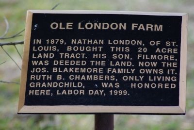 Ole London Farm Marker image. Click for full size.