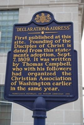 "Declaration & Address" Marker image. Click for full size.
