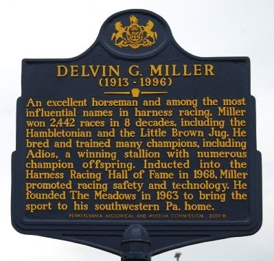 Delvin G. Miller Marker image. Click for full size.