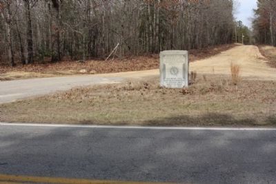 Old Indian Trail Marker at unnamed drive image. Click for full size.